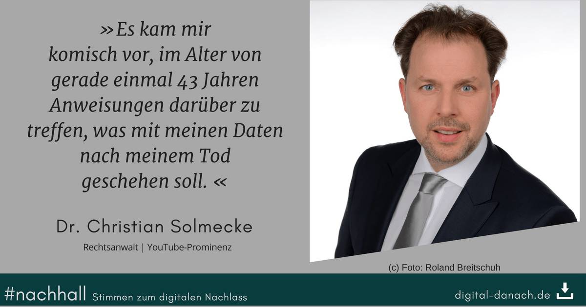 Christian Solmecke Pressefoto (c) Foto: Roland Breitschuh