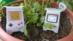 Chatbots in the Garden 2 by Dennis Schmolk.