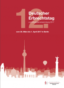 Cover: Programm 12. Deutscher Erbrechtstag